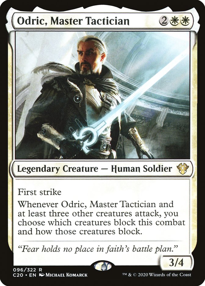 Odric, Master Tactician [Commander 2020] | Exor Games Bridgewater