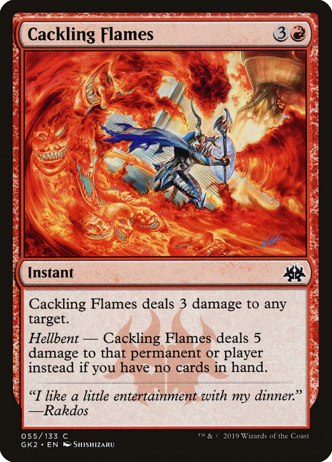 Cackling Flames [Ravnica Allegiance Guild Kit] | Exor Games Bridgewater