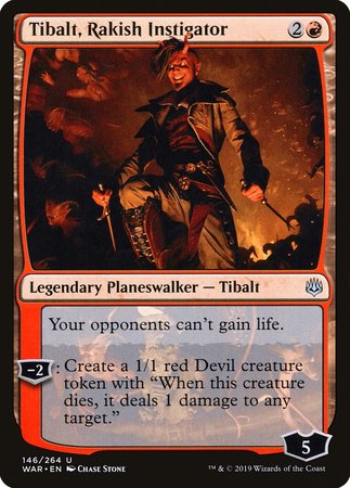 Tibalt, Rakish Instigator [War of the Spark] | Exor Games Bridgewater