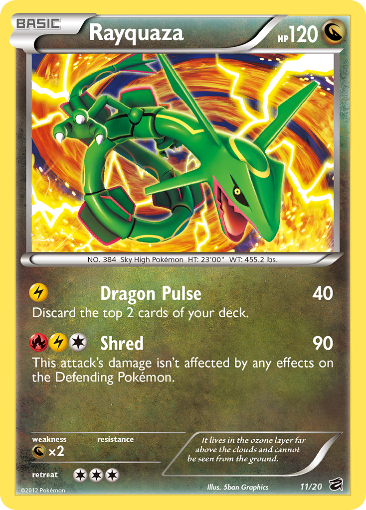 Rayquaza (11/20) [Black & White: Dragon Vault] | Exor Games Bridgewater