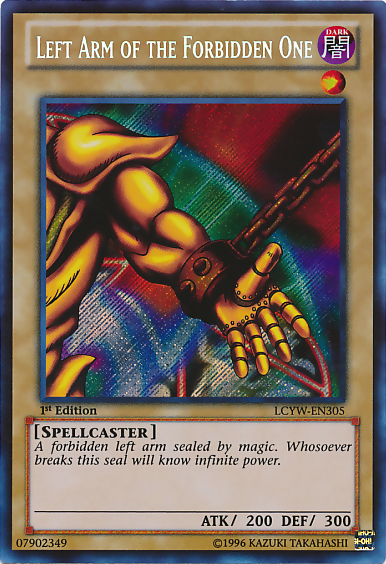 Left Arm of the Forbidden One [LCYW-EN305] Secret Rare | Exor Games Bridgewater