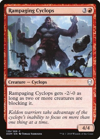 Rampaging Cyclops [Dominaria] | Exor Games Bridgewater