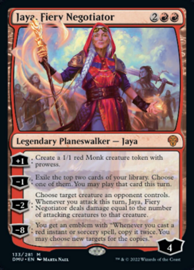 Jaya, Fiery Negotiator [Dominaria United] | Exor Games Bridgewater