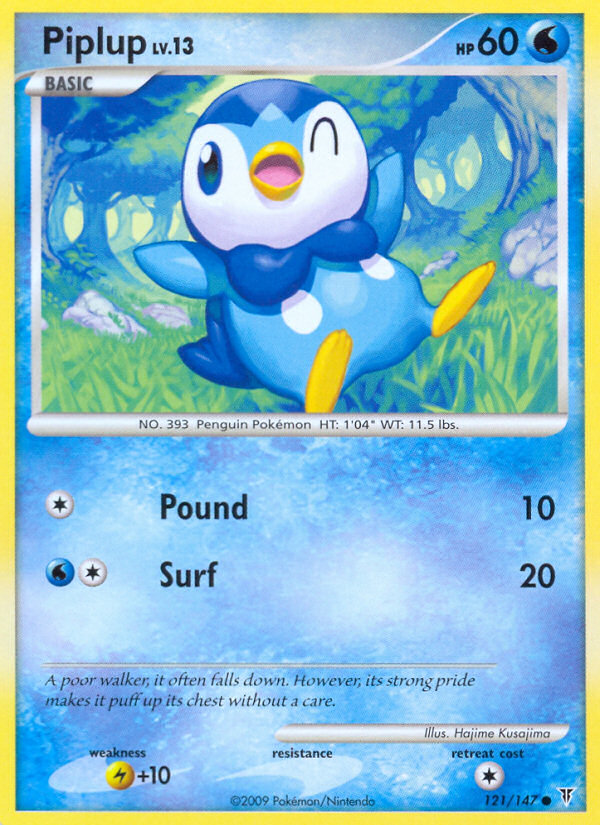 Piplup (121/147) [Platinum: Supreme Victors] | Exor Games Bridgewater