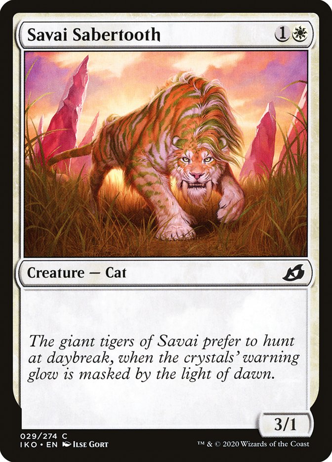 Savai Sabertooth [Ikoria: Lair of Behemoths] | Exor Games Bridgewater