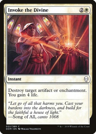 Invoke the Divine [Dominaria] | Exor Games Bridgewater