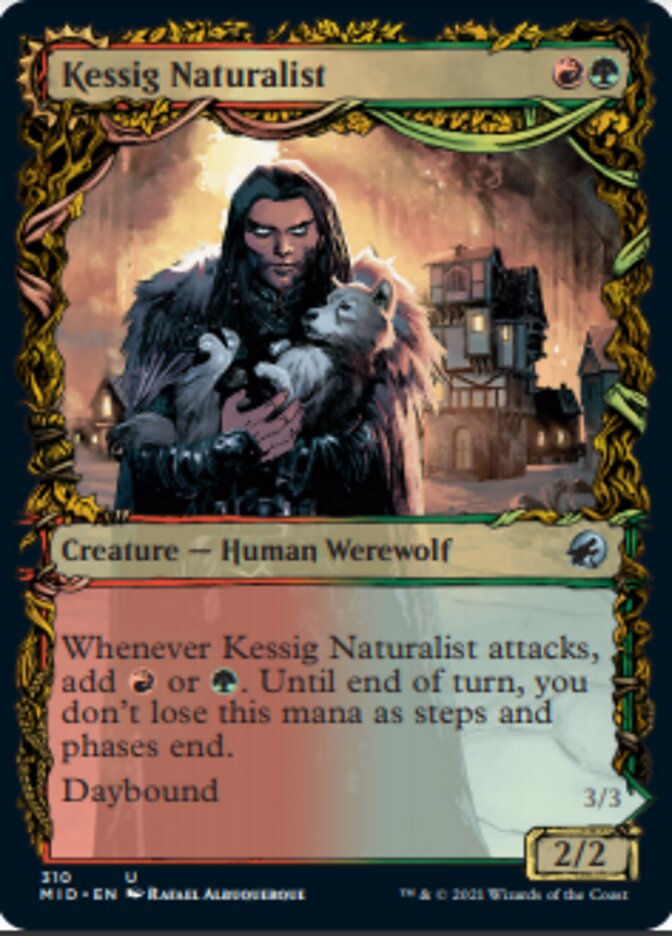 Kessig Naturalist // Lord of the Ulvenwald (Showcase Equinox) [Innistrad: Midnight Hunt] | Exor Games Bridgewater