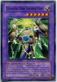 Elemental Hero Thunder Giant [MF01-EN001] Parallel Rare | Exor Games Bridgewater