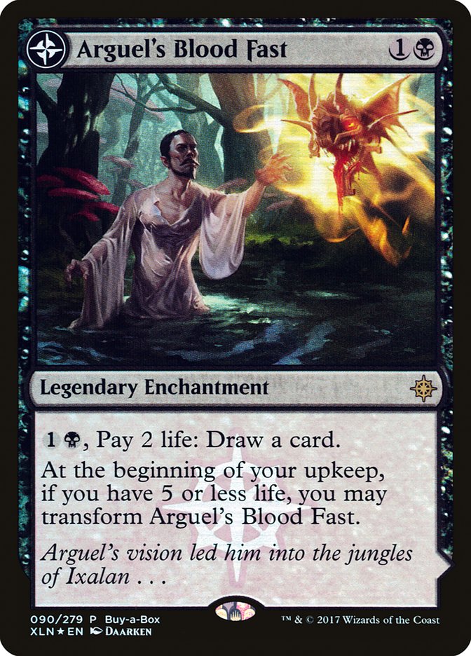 Arguel's Blood Fast // Temple of Aclazotz (Buy-A-Box) [Ixalan Treasure Chest] | Exor Games Bridgewater