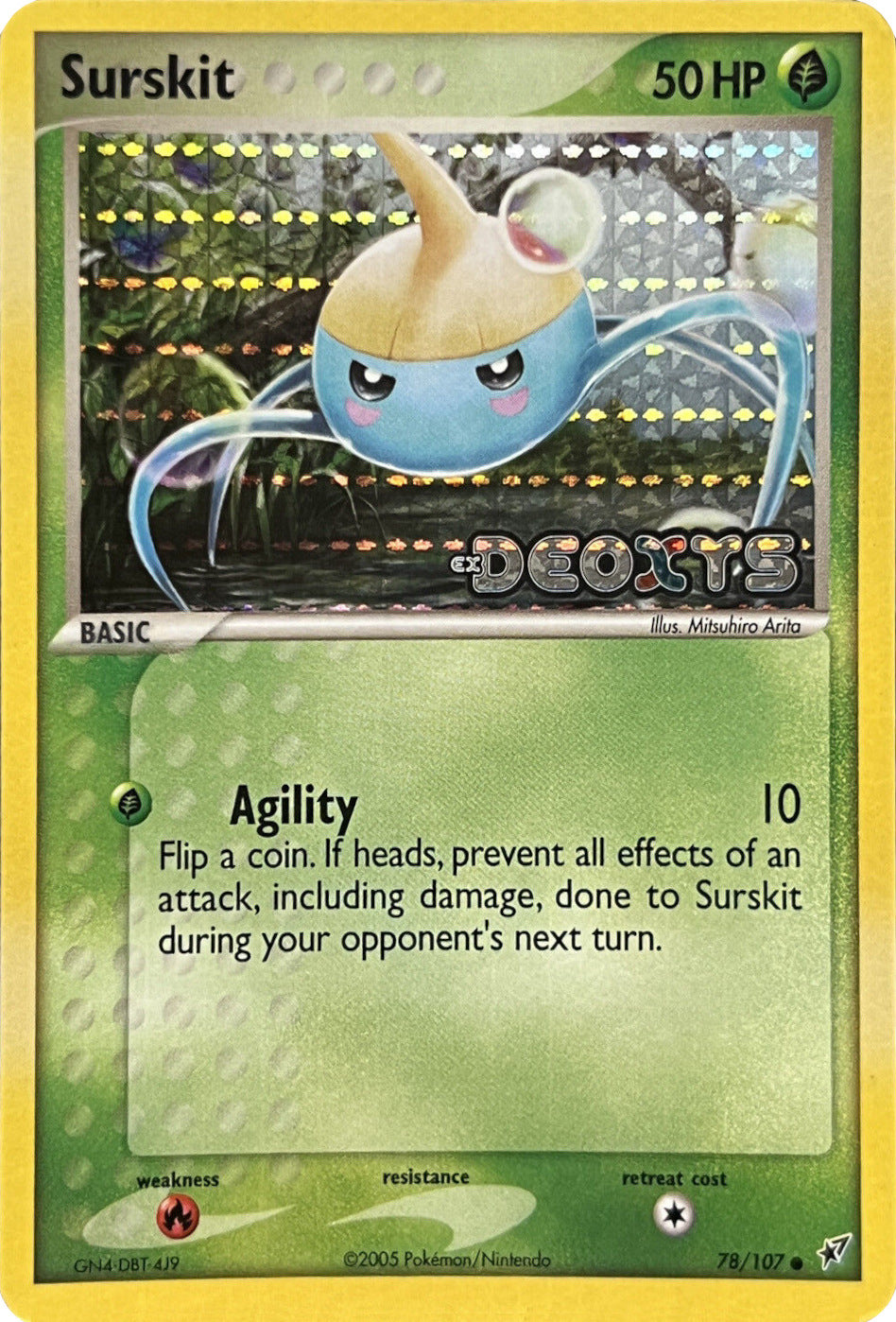 Surskit (78/107) (Stamped) [EX: Deoxys] | Exor Games Bridgewater