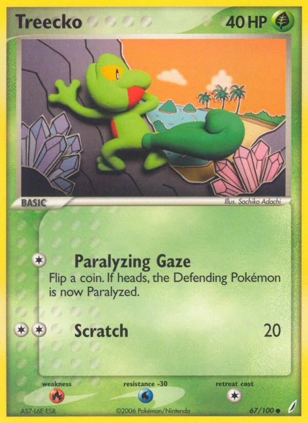 Treecko (67/100) [EX: Crystal Guardians] | Exor Games Bridgewater