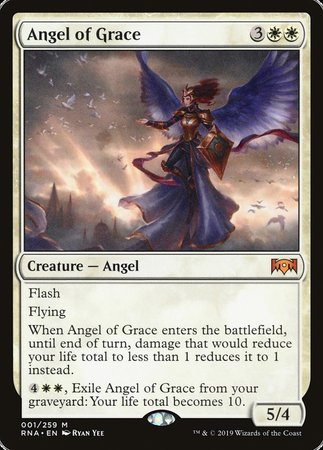 Angel of Grace [Ravnica Allegiance] | Exor Games Bridgewater