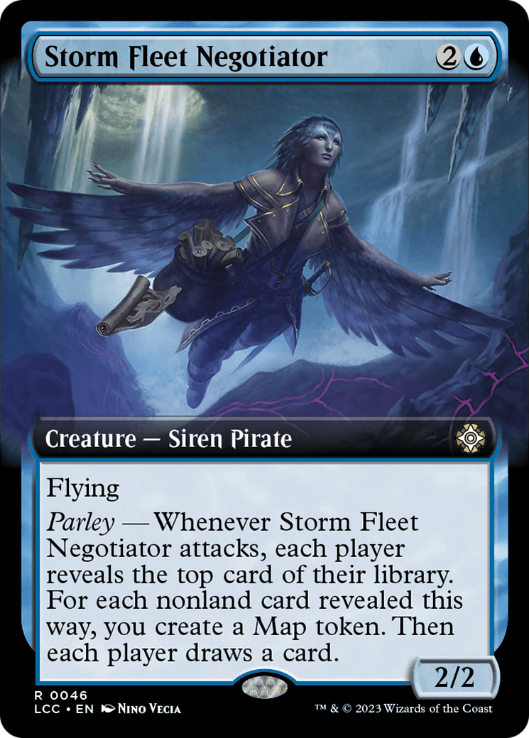 Storm Fleet Negotiator (Extended Art) [The Lost Caverns of Ixalan Commander] | Exor Games Bridgewater