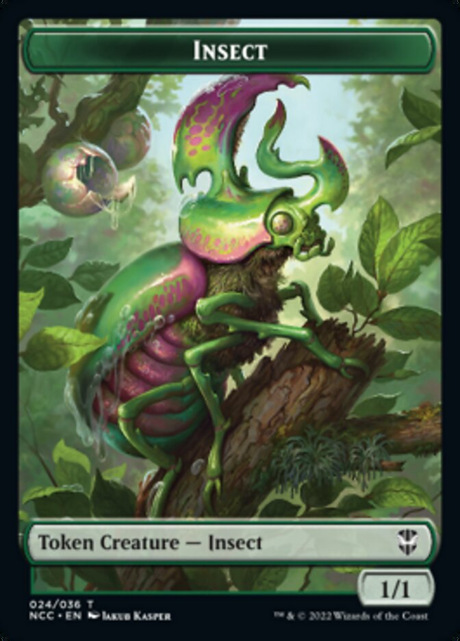 Ogre // Insect Double-sided Token [Streets of New Capenna Commander Tokens] | Exor Games Bridgewater