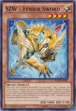 SZW - Fenrir Sword [NECH-EN091] Common | Exor Games Bridgewater