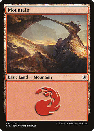 Mountain (262) [Khans of Tarkir] | Exor Games Bridgewater