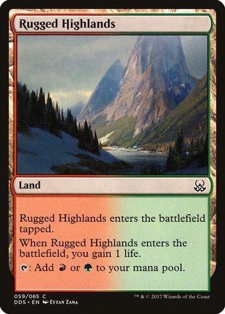 Rugged Highlands [Duel Decks: Mind vs. Might] | Exor Games Bridgewater