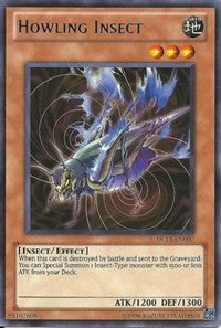 Howling Insect (Blue) [DL13-EN007] Rare | Exor Games Bridgewater