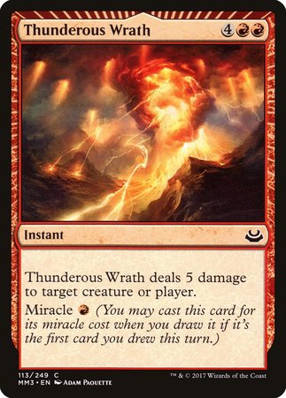 Thunderous Wrath [Modern Masters 2017] | Exor Games Bridgewater