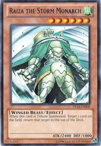 Raiza the Storm Monarch (Blue) [DL14-EN008] Rare | Exor Games Bridgewater