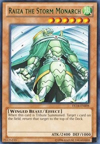 Raiza the Storm Monarch (Green) [DL14-EN008] Rare | Exor Games Bridgewater