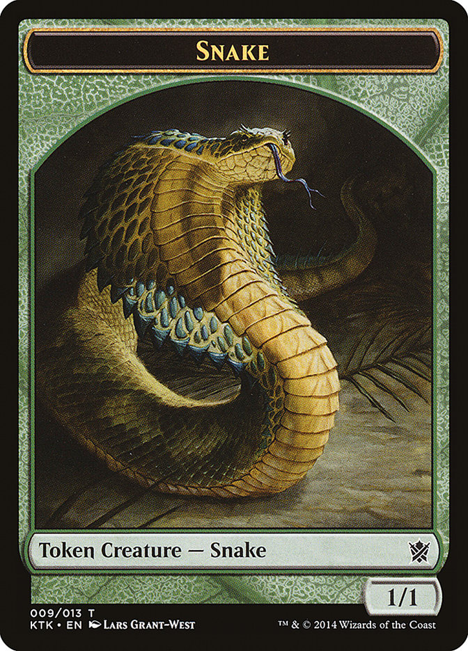 Snake [Khans of Tarkir Tokens] | Exor Games Bridgewater