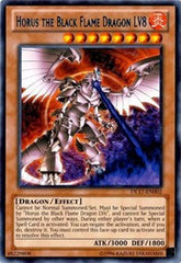 Horus the Black Flame Dragon LV8 (Blue) [DL17-EN002] Rare | Exor Games Bridgewater