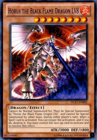 Horus the Black Flame Dragon LV8 (Purple) [DL17-EN002] Rare | Exor Games Bridgewater