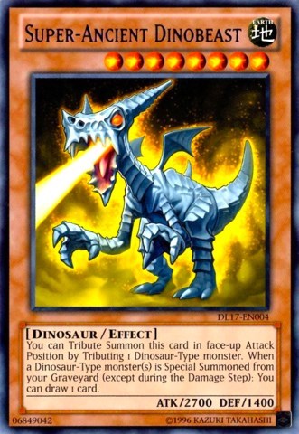 Super-Ancient Dinobeast (Blue) [DL17-EN004] Rare | Exor Games Bridgewater