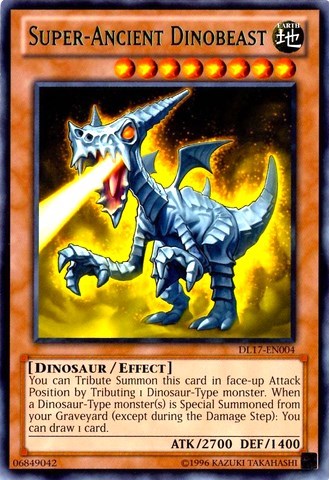 Super-Ancient Dinobeast (Green) [DL17-EN004] Rare | Exor Games Bridgewater