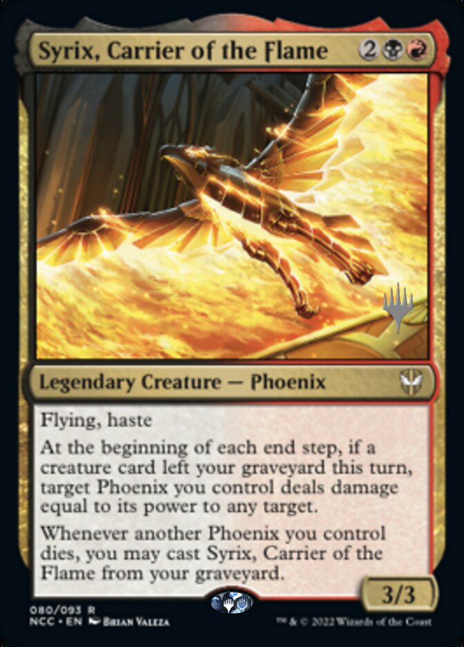 Syrix, Carrier of the Flame (Promo Pack) [Streets of New Capenna Commander Promos] | Exor Games Bridgewater