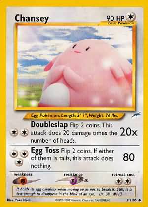 Chansey (31/105) [Neo Destiny Unlimited] | Exor Games Bridgewater