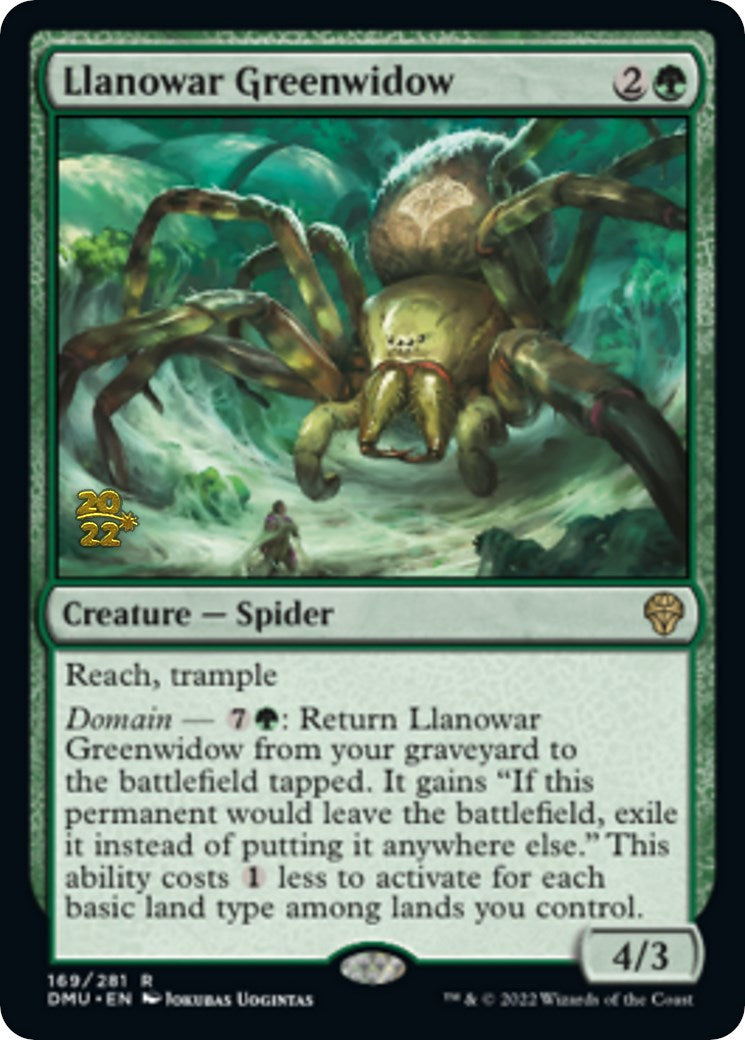 Llanowar Greenwidow [Dominaria United Prerelease Promos] | Exor Games Bridgewater