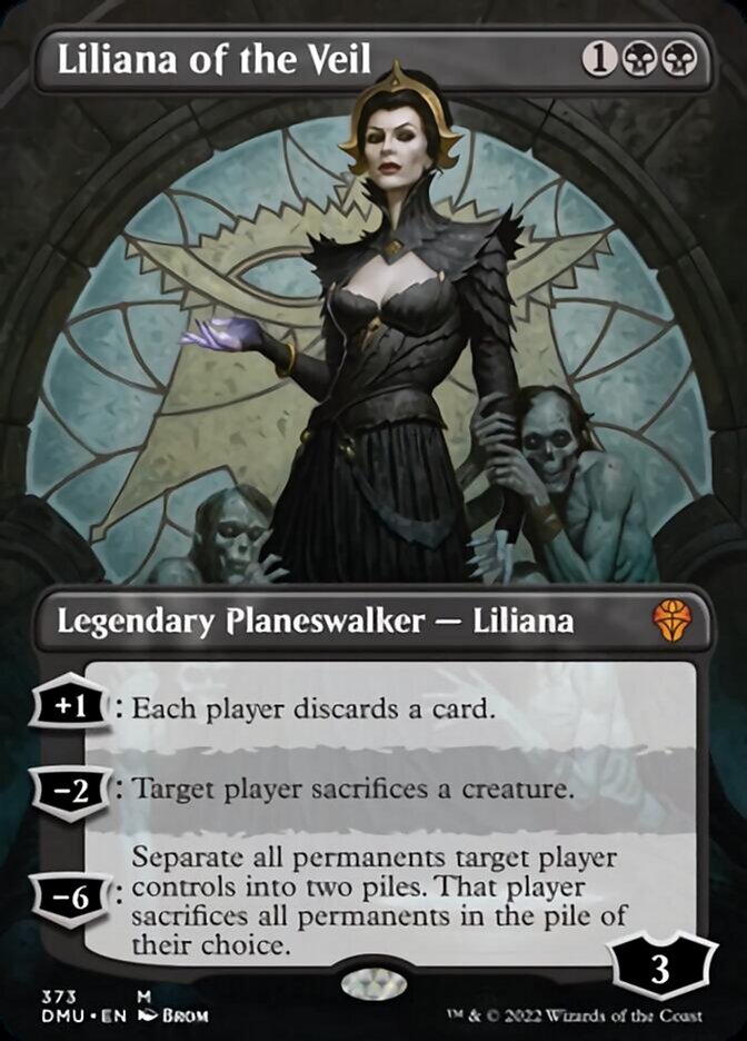 Liliana of the Veil (Borderless) [Dominaria United] | Exor Games Bridgewater