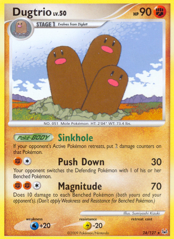 Dugtrio (24/127) [Platinum: Base Set] | Exor Games Bridgewater