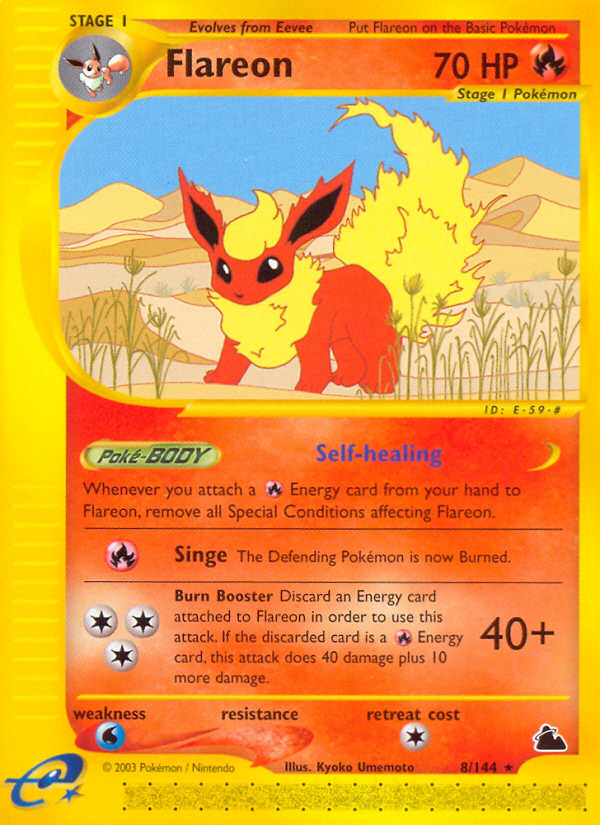 Flareon (8/144) [Skyridge] | Exor Games Bridgewater