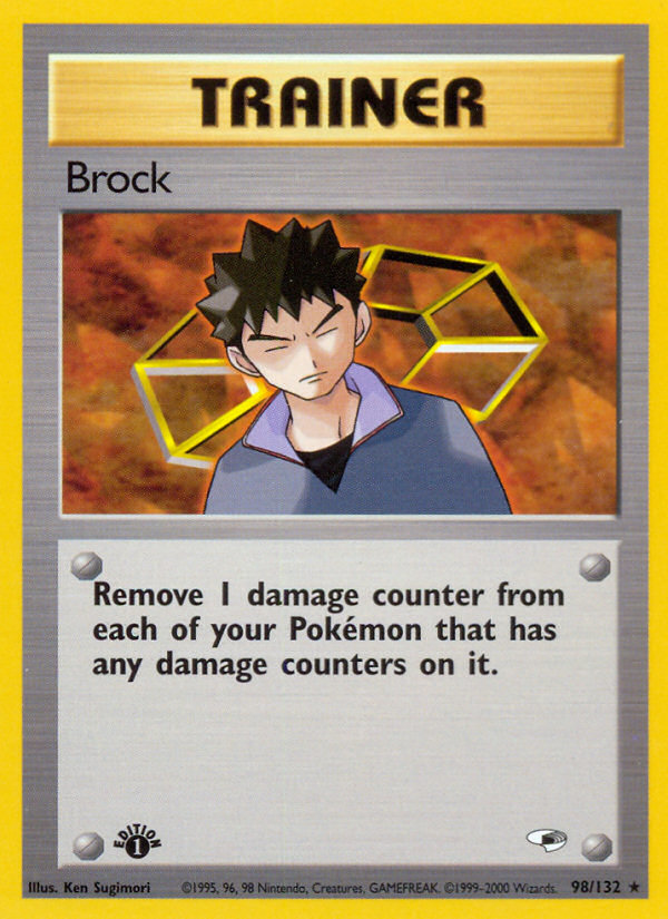 Brock (98/132) [Gym Heroes 1st Edition] | Exor Games Bridgewater