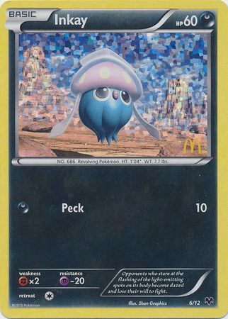 Inkay (6/12) [McDonald's Promos: 2014 Collection] | Exor Games Bridgewater