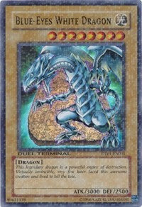 Blue-Eyes White Dragon [DTP1-EN001] Super Rare | Exor Games Bridgewater