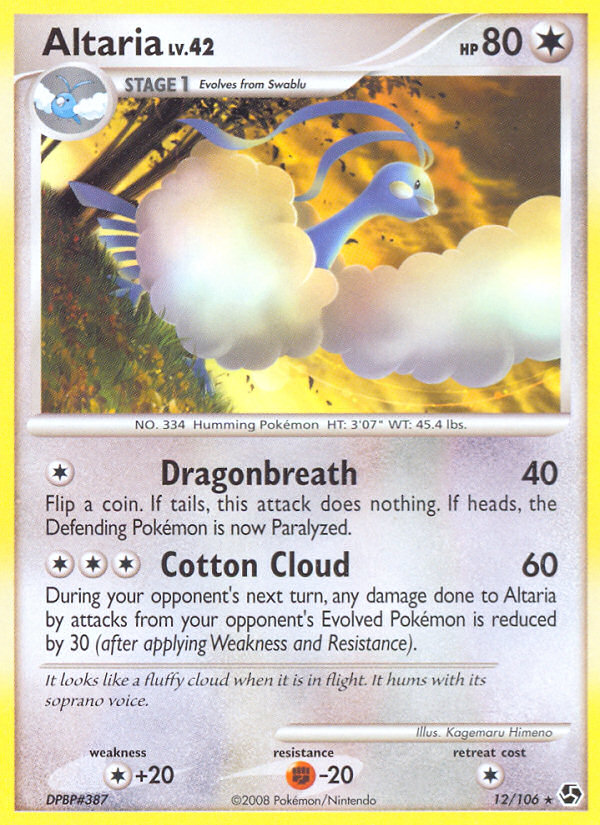 Altaria (12/106) [Diamond & Pearl: Great Encounters] | Exor Games Bridgewater