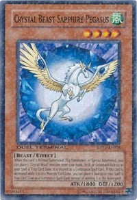 Crystal Beast Sapphire Pegasus [DTP1-EN028] Common | Exor Games Bridgewater