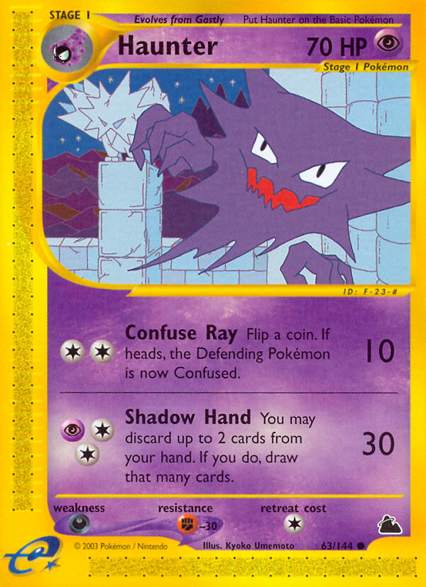 Haunter (63/144) [Skyridge] | Exor Games Bridgewater