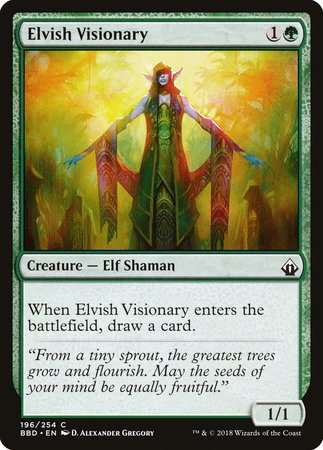 Elvish Visionary [Battlebond] | Exor Games Bridgewater