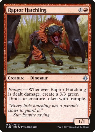Raptor Hatchling [Ixalan] | Exor Games Bridgewater
