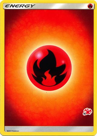 Fire Energy (Charizard Stamp #19) [Battle Academy 2020] | Exor Games Bridgewater