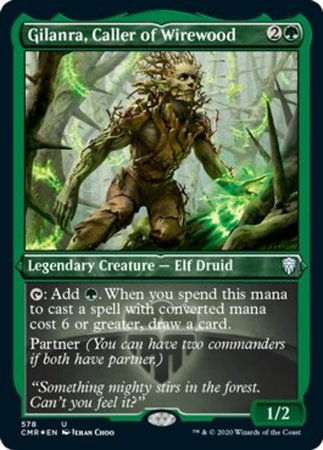 Gilanra, Caller or Wirewood (Foil Etched) [Commander Legends] | Exor Games Bridgewater