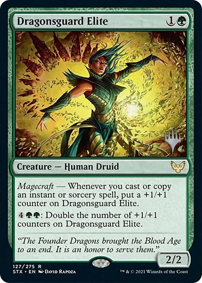 Dragonsguard Elite (Promo Pack) [Strixhaven: School of Mages Promos] | Exor Games Bridgewater