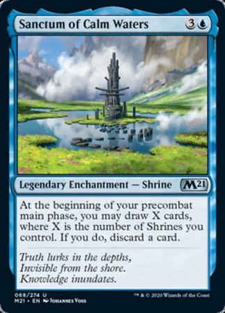 Sanctum of Calm Waters [Core Set 2021] | Exor Games Bridgewater