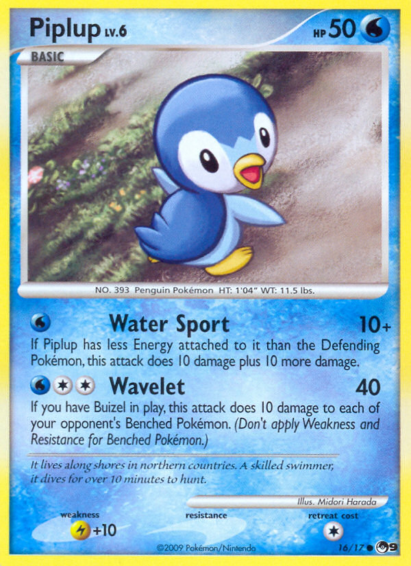 Piplup (16/17) [POP Series 9] | Exor Games Bridgewater