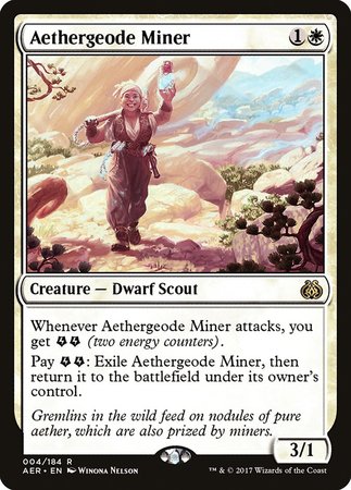 Aethergeode Miner [Aether Revolt] | Exor Games Bridgewater